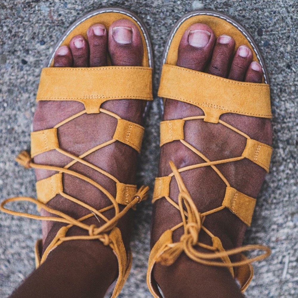 Lace Up Gladiator Sandal